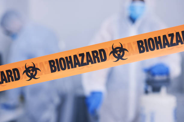Professional Biohazard Cleanup technician working in Vanderbilt, TX